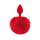 RED POMPOM ANAL PLUG