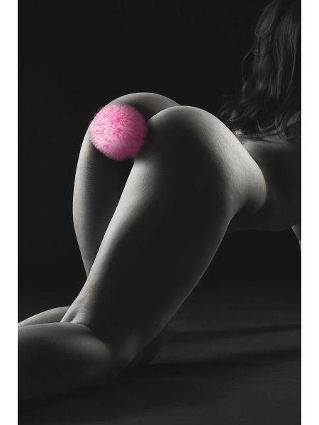 PINK POMPOM ANAL PLUG - 3