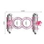 BAILE - BUNNY SNUGGLES COCK CLIT RING, 10 vibration functions - 5