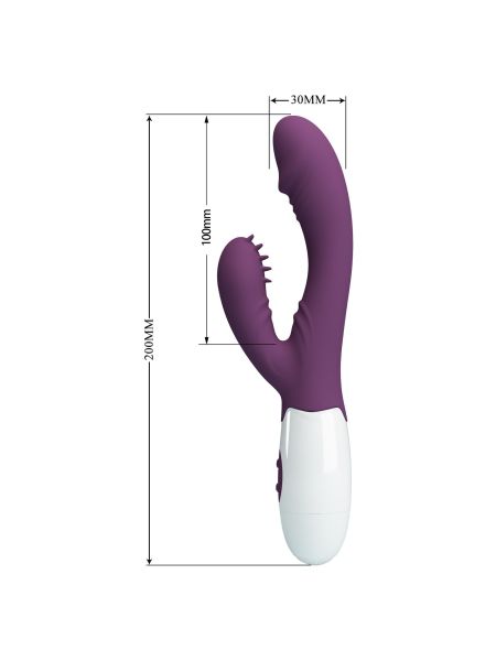 PRETTY LOVE - Andre purple, 3 waving modes 7 vibration functions - 9