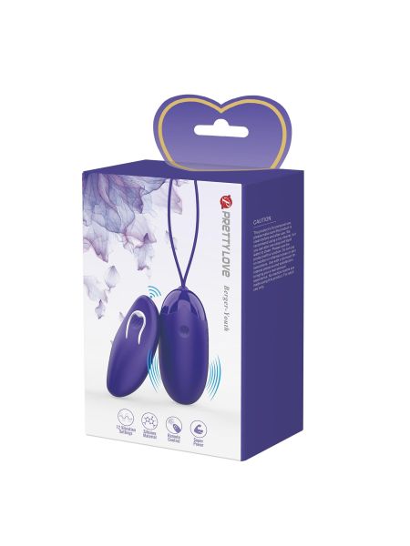 PRETTY LOVE - Berger - Youth,  Wireless remote control 12 vibration functions - 9