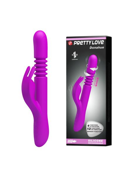 PRETTY LOVE - DONAHUE, USB, 12 vibration, 4 rotation
