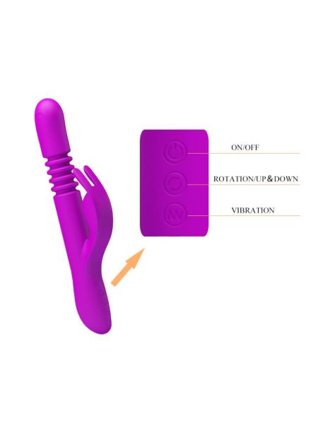 PRETTY LOVE - DONAHUE, USB, 12 vibration, 4 rotation - 7