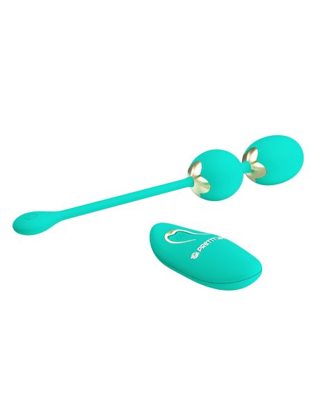 PRETTY LOVE - LECHIES  Dream chaser 5, Green, Wireless remote control 12 vibration functions Memory function - 3