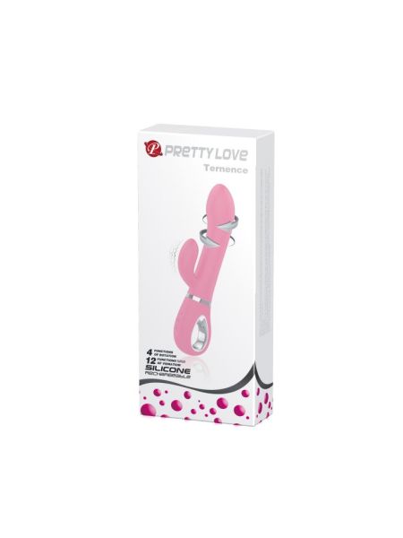 PRETTY LOVE - TERNENCE USB PINK 4 rot. 12 vibration - 10