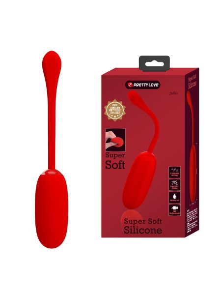 PRETTY LOVE - JULIUS EGG Red 12 function vibrations - 2