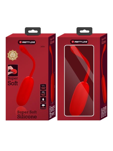 PRETTY LOVE - JULIUS EGG Red 12 function vibrations - 13