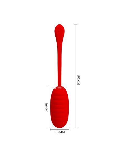PRETTY LOVE - KIRK EGG Red 12 function vibrations - 9
