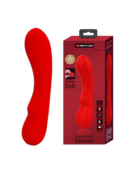 PRETTY LOVE - Matt  Red 12 vibration functions Memory function - 2