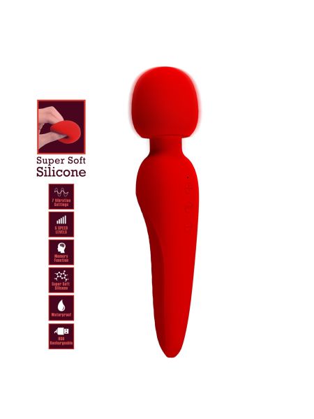 PRETTY LOVE - Meredith Red, 5 levels of speed control Memory function 7 vibration functions - 2