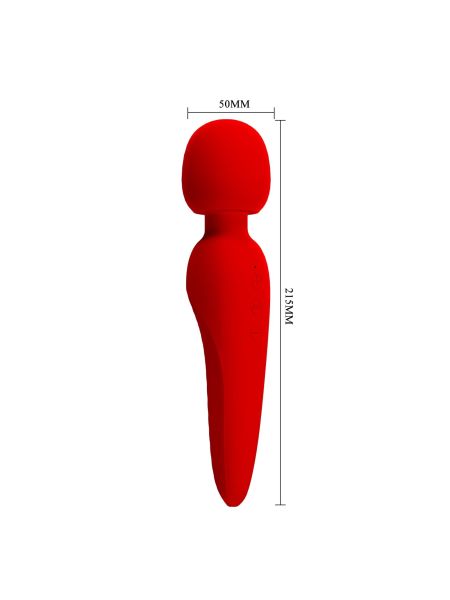 PRETTY LOVE - Meredith Red, 5 levels of speed control Memory function 7 vibration functions - 9