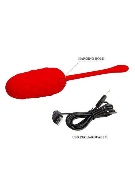 PRETTY LOVE - MARINA EGG Red 12 vibration functions - 12