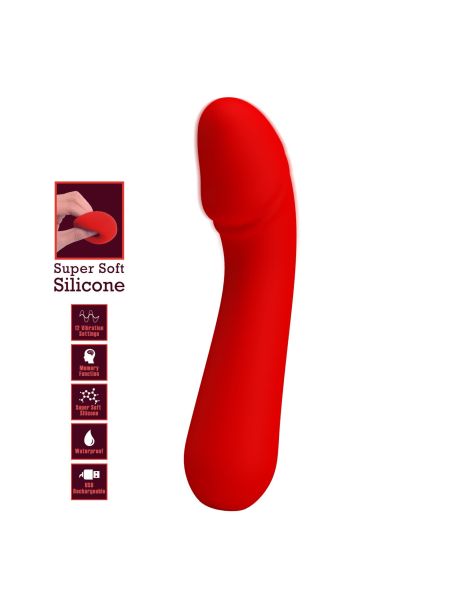PRETTY LOVE - Cetus Red, Memory function 12 vibration functions - 2