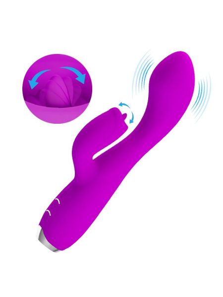 PRETTY LOVE - GLORIA Purple, 12 vibration functions 3 pulse wave settings Memory function
