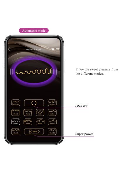 PRETTY LOVE - HECTOR, 12 vibration functions 5 electric shock functions Mobile APP remote control - 14