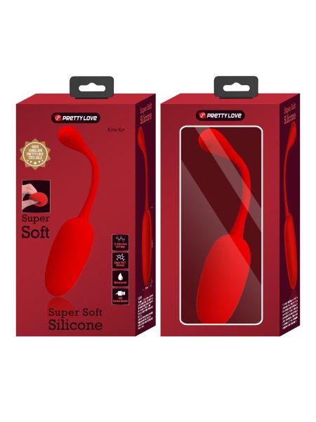 PRETTY LOVE - KNUCKER Red, 12 vibration functions Memory function - 13