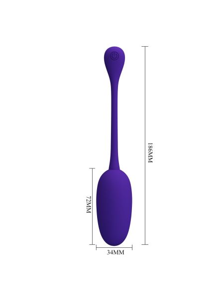 PRETTY LOVE - KNUCKER Purple, 12 vibration functions Memory function - 10