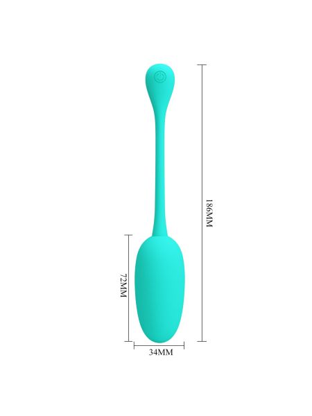 PRETTY LOVE - KNUCKER Green, 12 vibration functions Memory function - 9