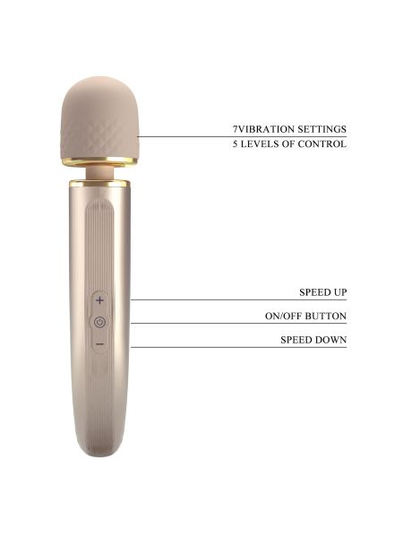 PRETTY LOVE - Interesting Massager Gold 5 levels of speed control 7 vibration functions - 9