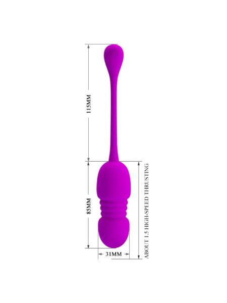 PRETTY LOVE - Callie, 12 vibration functions Memory function 12 thrusting settings - 5