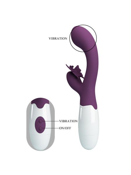 PRETTY LOVE - Butterfly Kiss purple, 30 vibration functions - 7