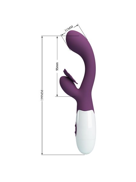PRETTY LOVE - Butterfly Kiss purple, 30 vibration functions - 9