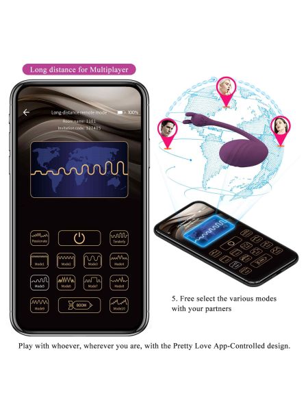 PRETTY LOVE - Catalina, 12 vibration functions Mobile APP Long-distance Control - 22