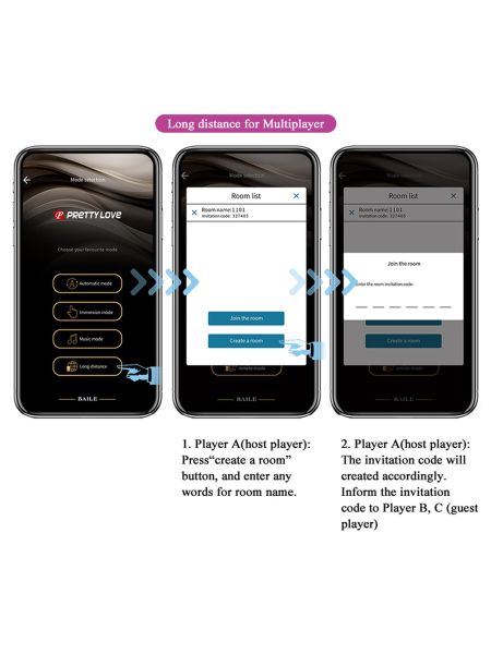 PRETTY LOVE - Baird, 12 vibration functions Mobile APP Long-distance Control - 19