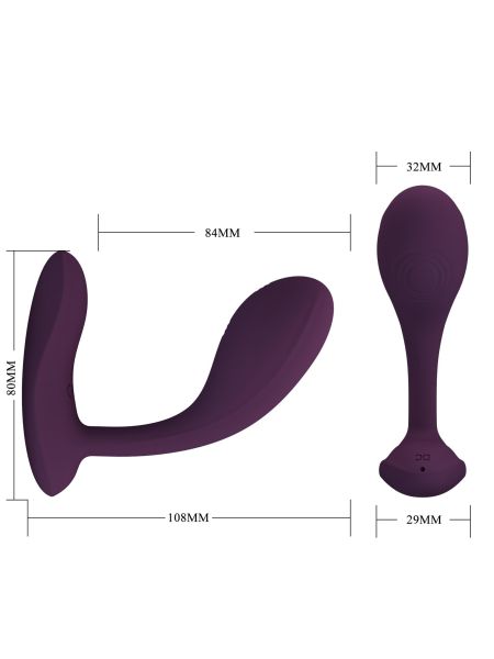 PRETTY LOVE - Baird Purple, 12 vibration functions Mobile APP Long-distance Control - 8