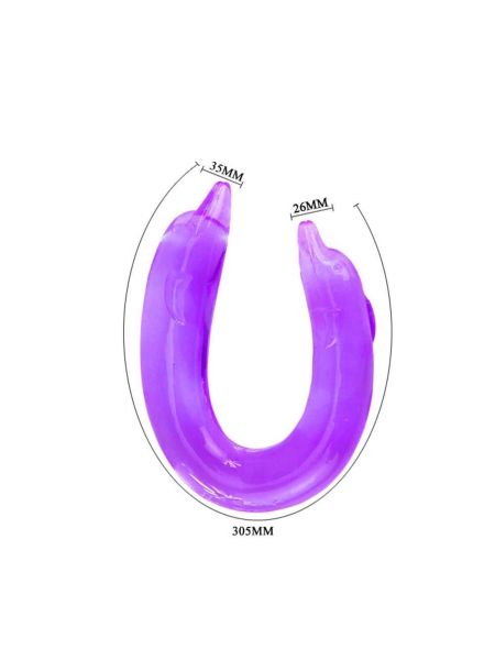 BAILE- DOUBLE DOLPHIN, Bendable purple - 3