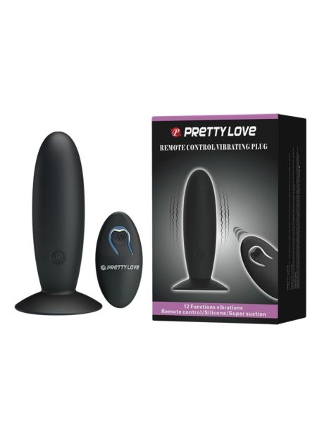 PRETTY LOVE - REMOTE CONTROL VIBRATING PLUG 12 function