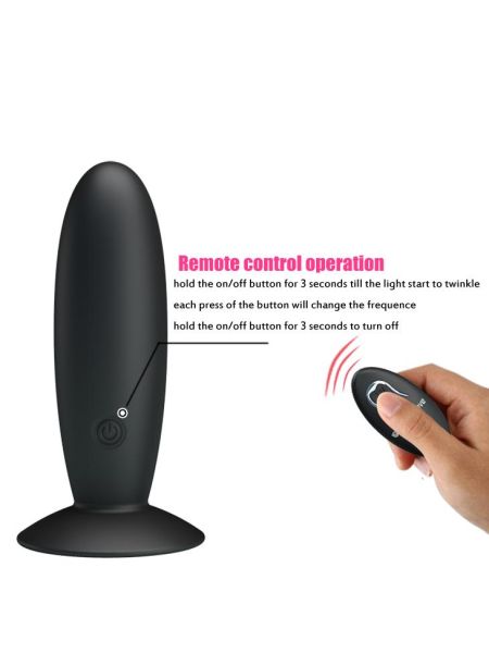PRETTY LOVE - REMOTE CONTROL VIBRATING PLUG 12 function - 8