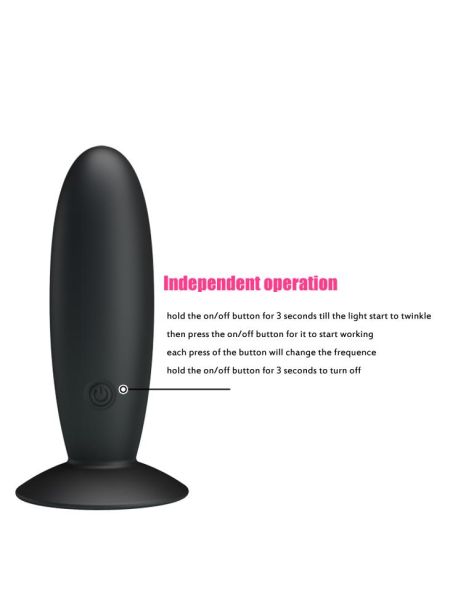 PRETTY LOVE - REMOTE CONTROL VIBRATING PLUG 12 function - 9