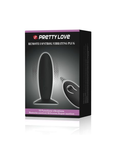 PRETTY LOVE - REMOTE CONTROL VIBRATING PLUG 12 function - 10
