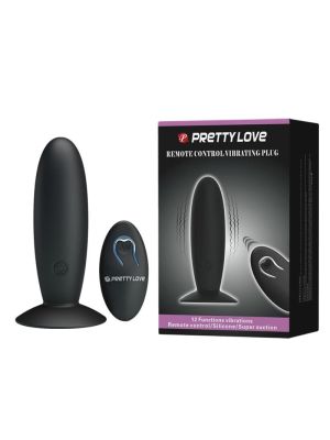 PRETTY LOVE - REMOTE CONTROL VIBRATING PLUG 12 function