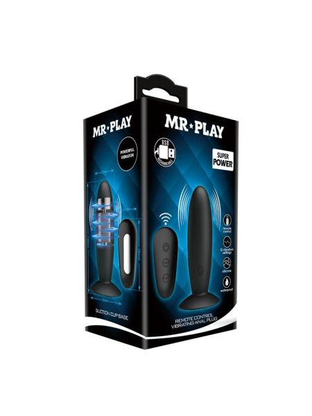 MR PLAY - Remote Control Vibrating Anal Plug - 8