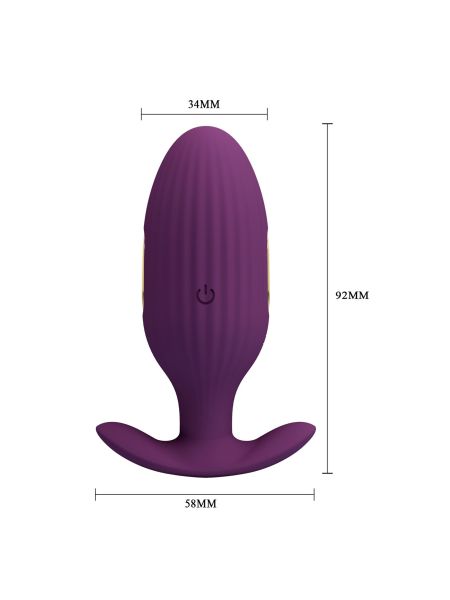 PRETTY LOVE - Jefferson, 12 vibration functions 3 electric shock functions Mobile APP Long-distance Control - 7