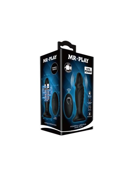 MR PLAY - POWERFULL VIBRATING Anal Plug - 8