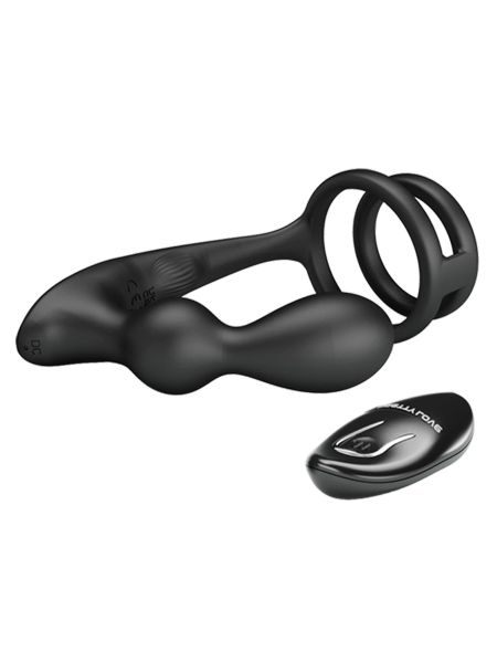 PRETTY LOVE - VIBRATION PENIS SLEEVE VI, vibrating anal stimulation - 6