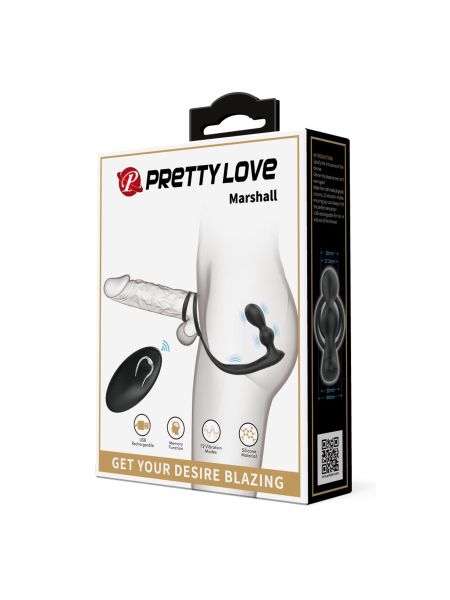 PRETTY LOVE - VIBRATION PENIS SLEEVE VI, vibrating anal stimulation - 10