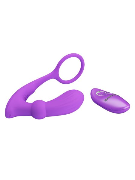 PRETTY LOVE - Warren Purple, Wireless remote control 12 pulse wave settings 12 vibration functions - 6