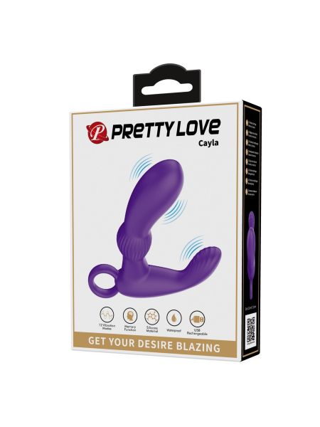 PRETTY LOVE - Cayla purple, 12 vibration functions Memory function - 10