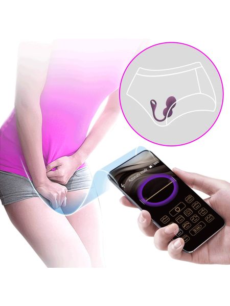 PRETTY LOVE - Elvira dark Purple, 12 vibration functions Mobile APP Long-distance Control - 6