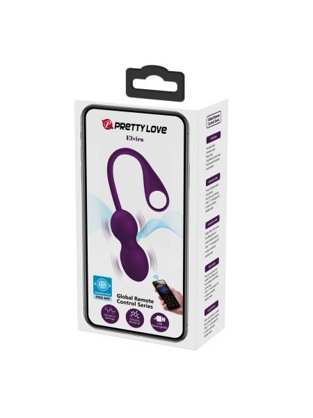 PRETTY LOVE - Elvira dark Purple, 12 vibration functions Mobile APP Long-distance Control - 9