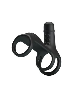PRETTY LOVE- VIBRATINGPENIS SLING, 10 vibration functions - image 2