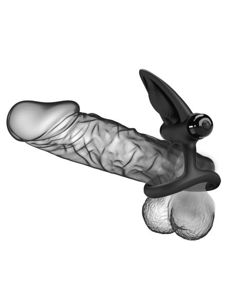 PRETTY LOVE - VIBRATION COCK RING Black, 10 vibration functions - 2