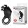 PRETTY LOVE - VIBRANT PENIS RING RUBEN Black, 7 vibration functions