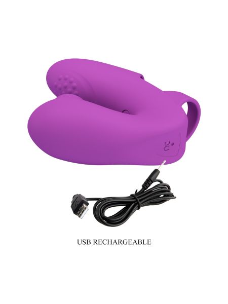 PRETTY LOVE - Super Finger ATHENA Purple, 7 vibration functions 7 tapping functions Memory function - 9