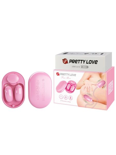 PRETTY LOVE - Fun Box Pink, 12 vibration functions