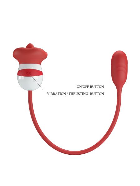 PRETTY LOVE - Aliyah, 5 licking settings 5 thumping functions - 5